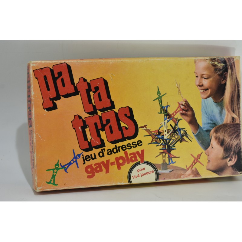 Patatras ! jeu d'adresse Gay Play pa ta tras clown equilibriste jouet vintage jeu de société