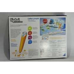 Tip toi Coffret Complet lecteur interactif + livre Edition Ravensburger jeu électronique Tiptoi mon premier atlas jeux