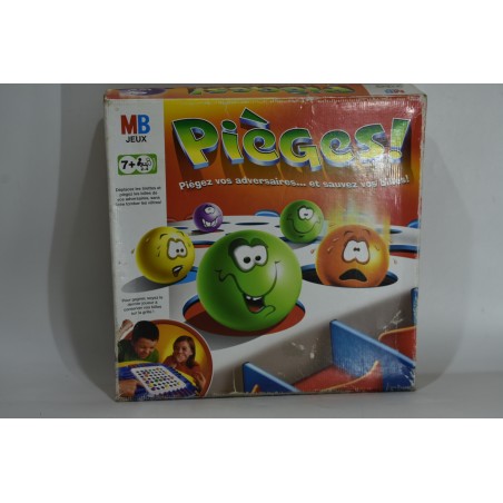 Pièges ! Mb jeux billes plateau trappe jeu de société piège