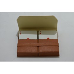 Coffrets 2 Jeux de Cartes Boléro Semi Abstraits de JL Jolin La Ducale Made in france carte a jouer