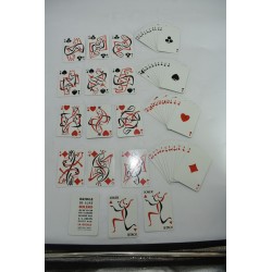 Coffrets 2 Jeux de Cartes Boléro Semi Abstraits de JL Jolin La Ducale Made in france carte a jouer