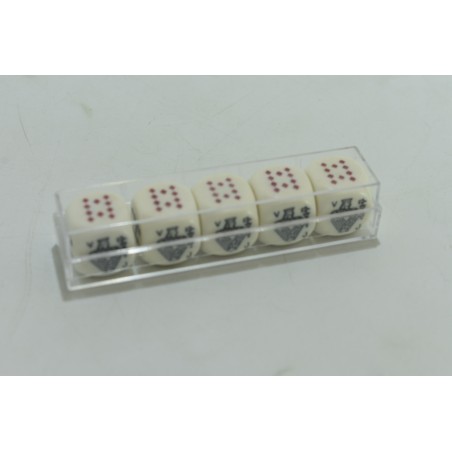 Poker d'as Coffret 5 dés pokers  cartes paris jeu de dé casino jeux de société