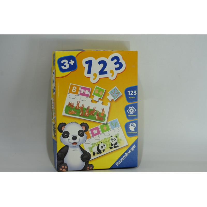 1,2,3 Edition Ravensburger jeu images et nombres eveil puzzle chiffres