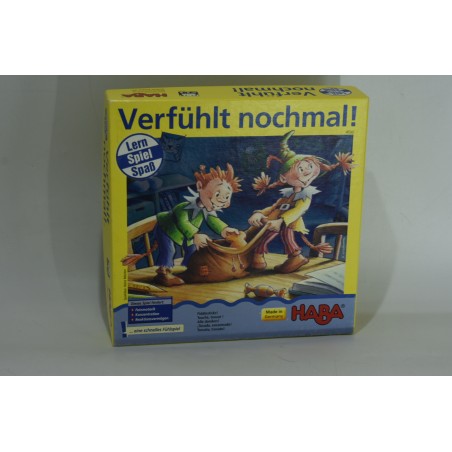 Verfuhlt Nochmal ! Touché Trouvé Edition Haba jeu de société nains lutins malice objets sac educatif