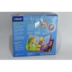 Mon super Livre enchanté Vtech chansons chante jouet jeu éveil électronique comptines son