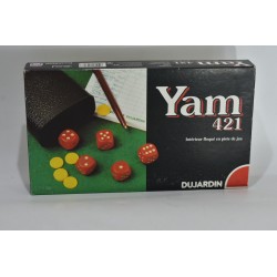 Yam 421 Edition Dujardin yams jeu de société jeux yahtzee piste dé mises