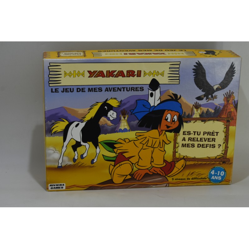 Yakari le jeu de mes aventures Edition Riviera Games défis bande dessinées dargaud lombard