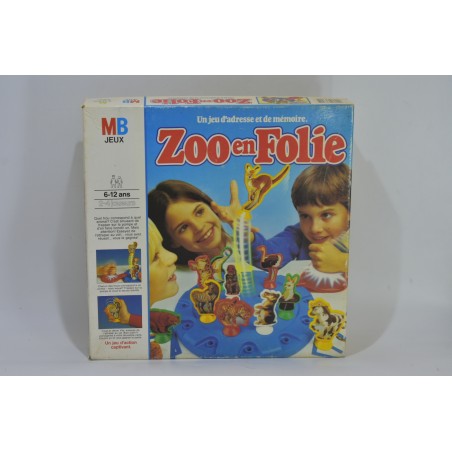 Zoo En folie 1984 Mb jeux jeu d'adresse et de mémoire action captivant jungle animaux