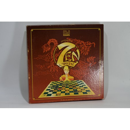 Zen l'initié 1997 Edition Dj Games jeu bois jeux de société stratégie echec dames go plateau bang