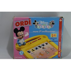 Ordi Disney Mon 1er ordinateur Babies electronic jeux Nathan 1994 jeu jouet électronique