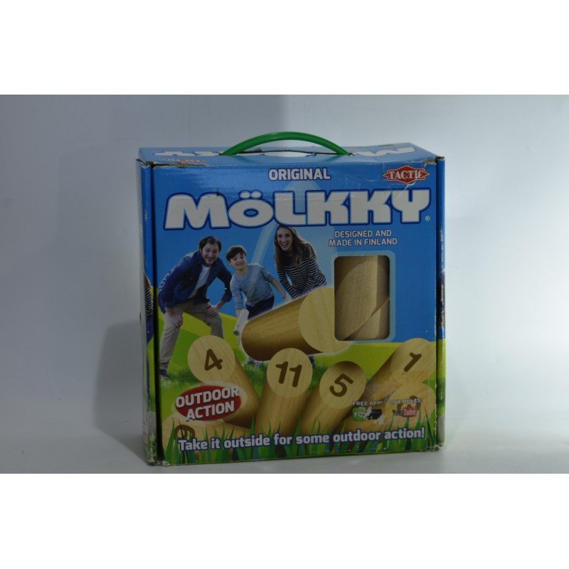 Molkky Original en Bois Jeu Tactic Outdoor action jeux finland boule petanque chiffre adresse exterieur