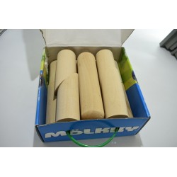 Molkky Original en Bois Jeu Tactic Outdoor action jeux finland boule petanque chiffre adresse exterieur