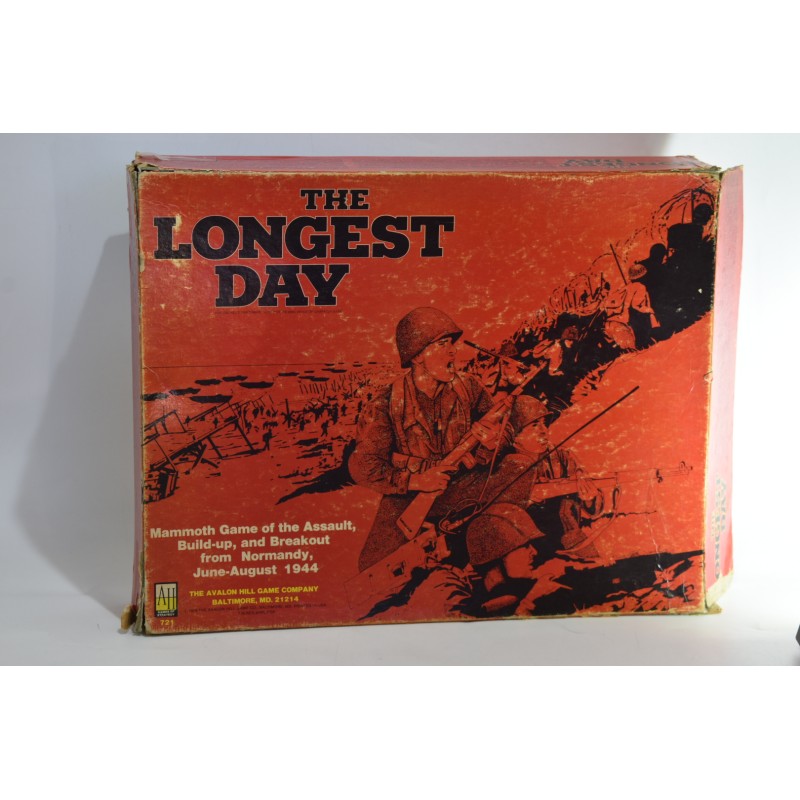 The Longest Day Avalon Hill 1979 games of strategy Normandy 1944 assault jeu de guerre simulation jeux le jour le plus long