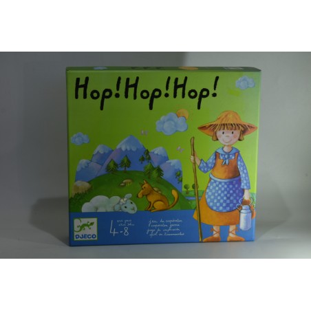 Hop ! Hop ! Hop ! Edition Djeco jeu de société jeux de coopération bergerie mouton