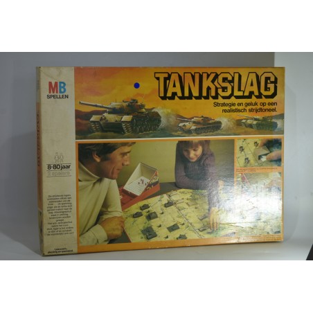 Tankslag Edition Mb Spellen 1976 milton bradley tank guerre jeu de touché coulé simulation war games jeux de société