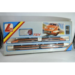 TGV edition Lima trains grande vitesse models HO jouef modélisme coffret transfo rails courbe