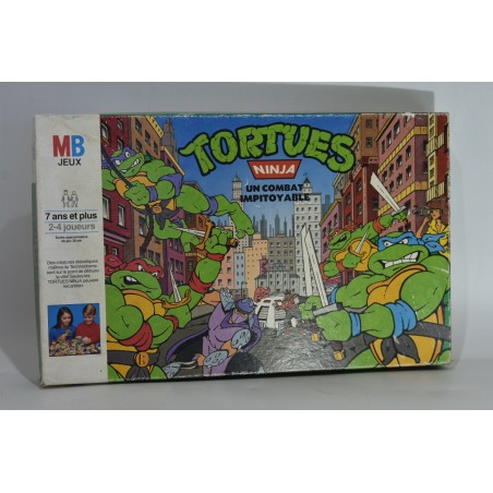 Tortues Ninja Un combat Impitoyable 1990 mb jeux jeu de société vintage turtles