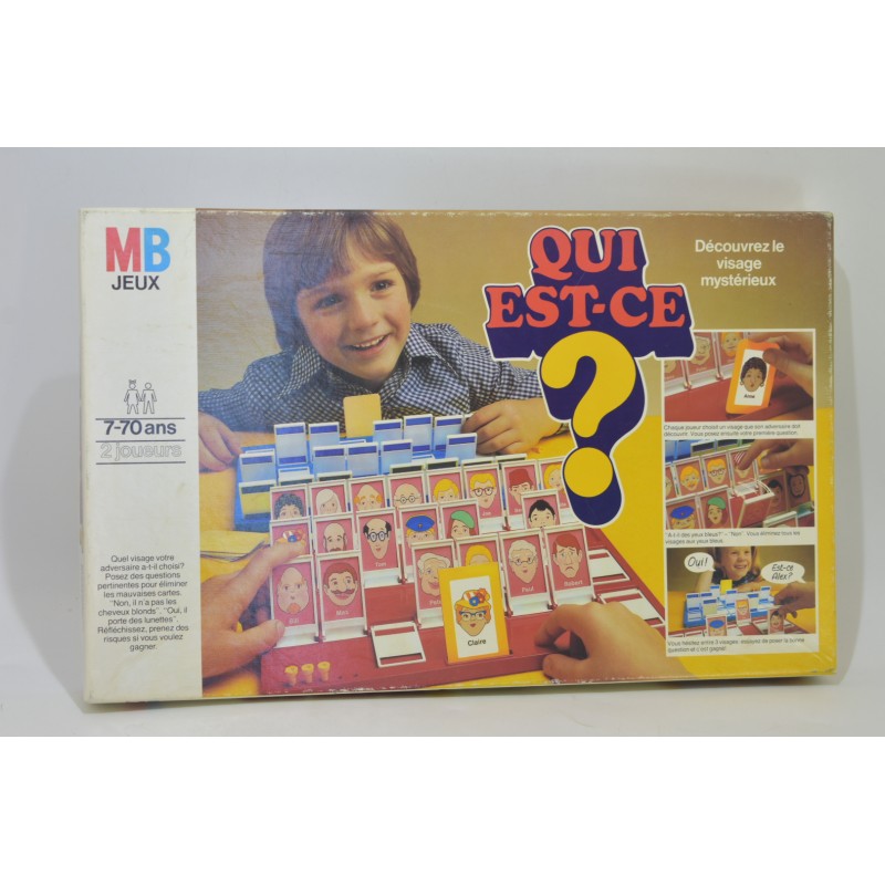 Qui est-ce ? 1981 Mb Jeux qui est ce jeu de société vintage maria boite blanche ancienne