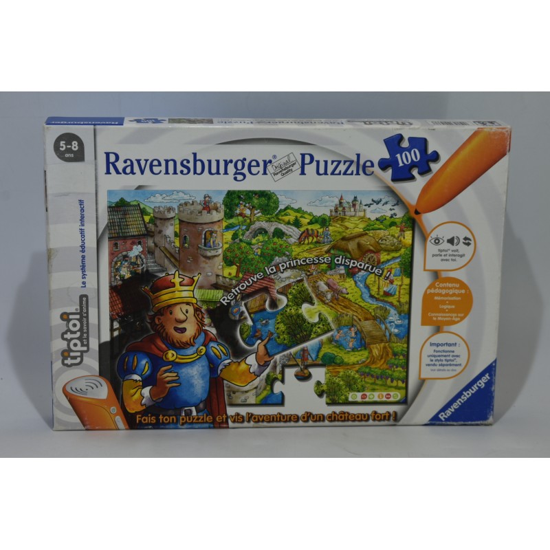 Tip Toi Edition Ravensburger puzzle princesse aventure château fort roi tiptoi système éducatif interactif