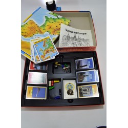 Voyage en Europe 1990 Edition Ravensburger jeu de société autour du monde france jeux