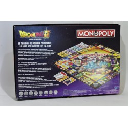 Monopoly Dragon Ball Z Super Survie de l'univers jeu de société jeux hasbro winning moves san goku