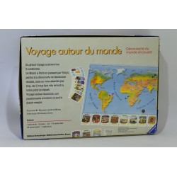Voyage autour du monde 1991 edition Ravensburger jeu de société jeux decouverte france europe richesses