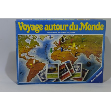 Voyage Autour du Monde 1984 Edition Ravensburger jeu de société jeux europe france richesses