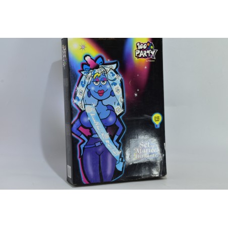 Deguisement Sexy Set de la mariée Brillante Glow in the dark 100% party femarvi tete zizi funny