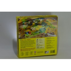 Hop ! Hop ! Galopons ! Edition Haba jeu de société bois jeux observation chevaux pré box écuries galop