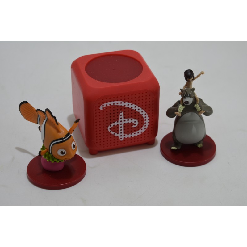 Lot de 2 Disney Enceintes Audio Contes le livre de la jungle le roi lion némo altaya haut parleur histoire