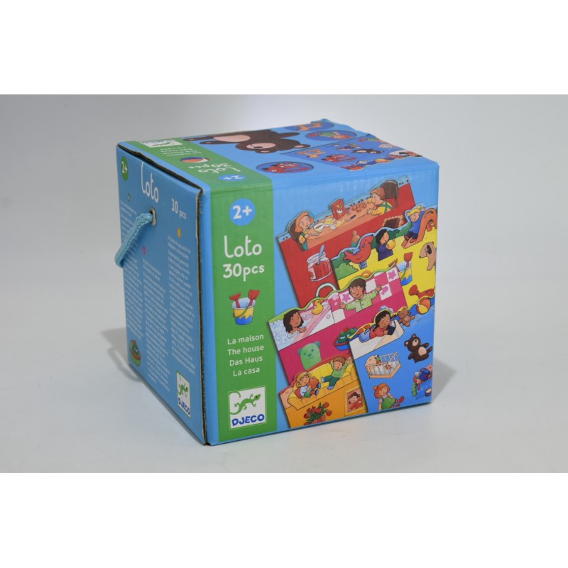 Loto Djeco la maison 30 Pièces Jeux De Société Jeu éveil découverte pièces