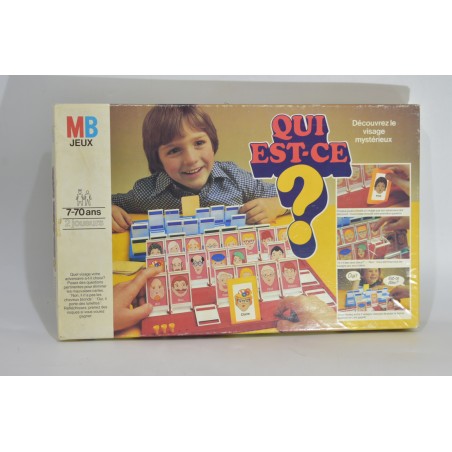 Qui est-ce ? Mb Jeux 1981 qui est ce jeu de société vintage maria boite blanche ancienne