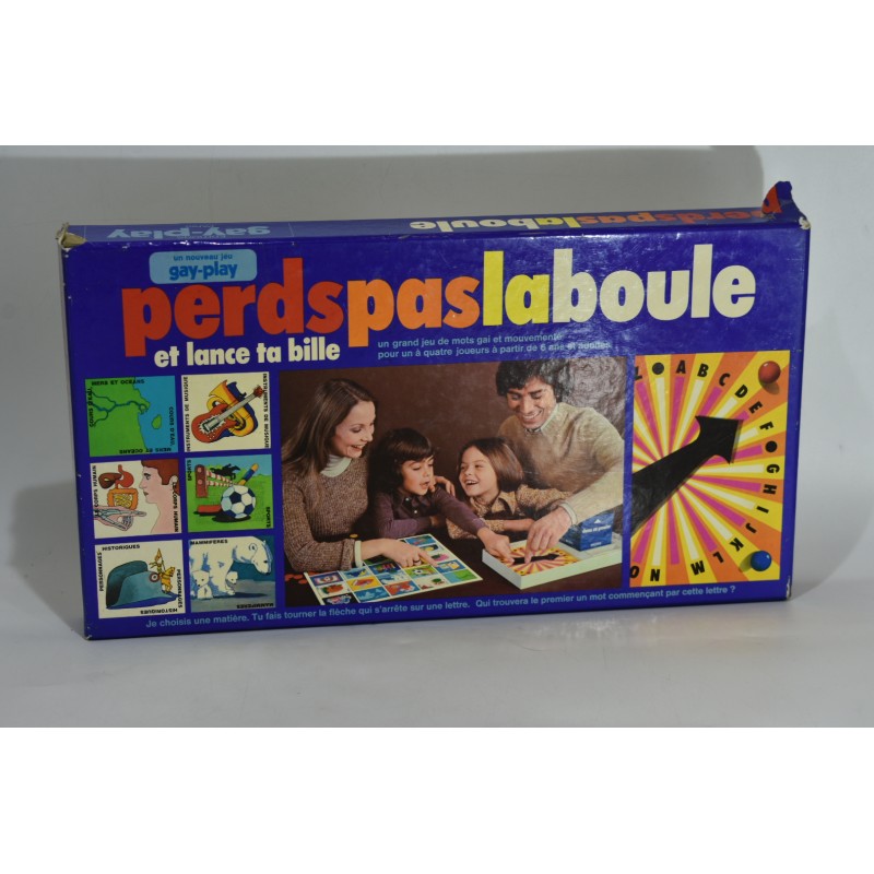 Perds pas la boule Et lance ta bille ! Gay Play Edition jeux retro famille jeu de société
