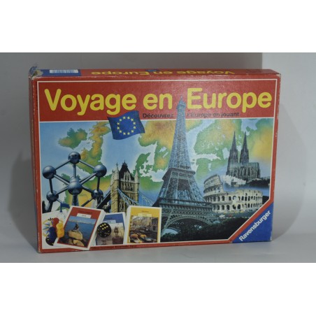 Voyage en Europe Edition 1990 Ravensburger jeu de société autour du monde france jeux