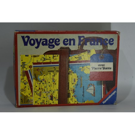 Voyage en France 1978 édition Ravensburger La France avec Pierre Bonte Jeux Jeu europe monde