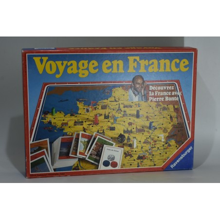 Voyage en France 1982 Edition Ravensburger jeu de société jeux richesses europe monde