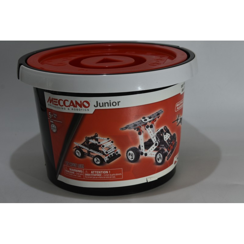 Meccano Junior 180000 Spin master baril 150 pièces bucket jeu jouet construction