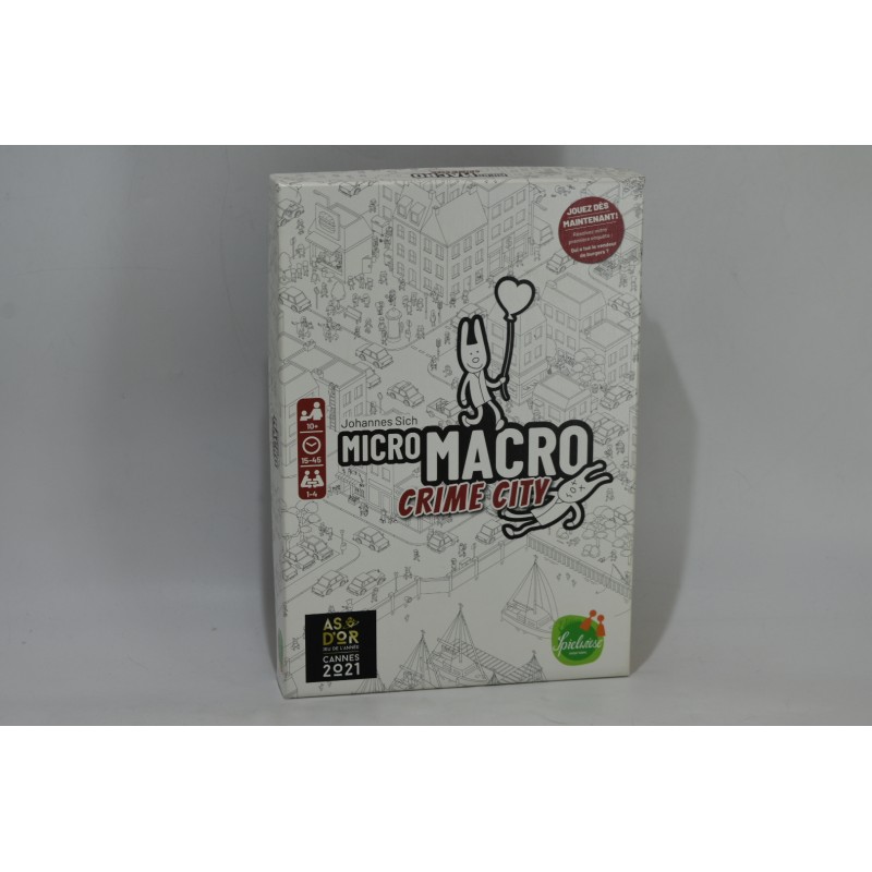 Micro Macro Crime City Edition Speilwiese As d'Or blackrock games jeux de société jeu de l'année blackrock games