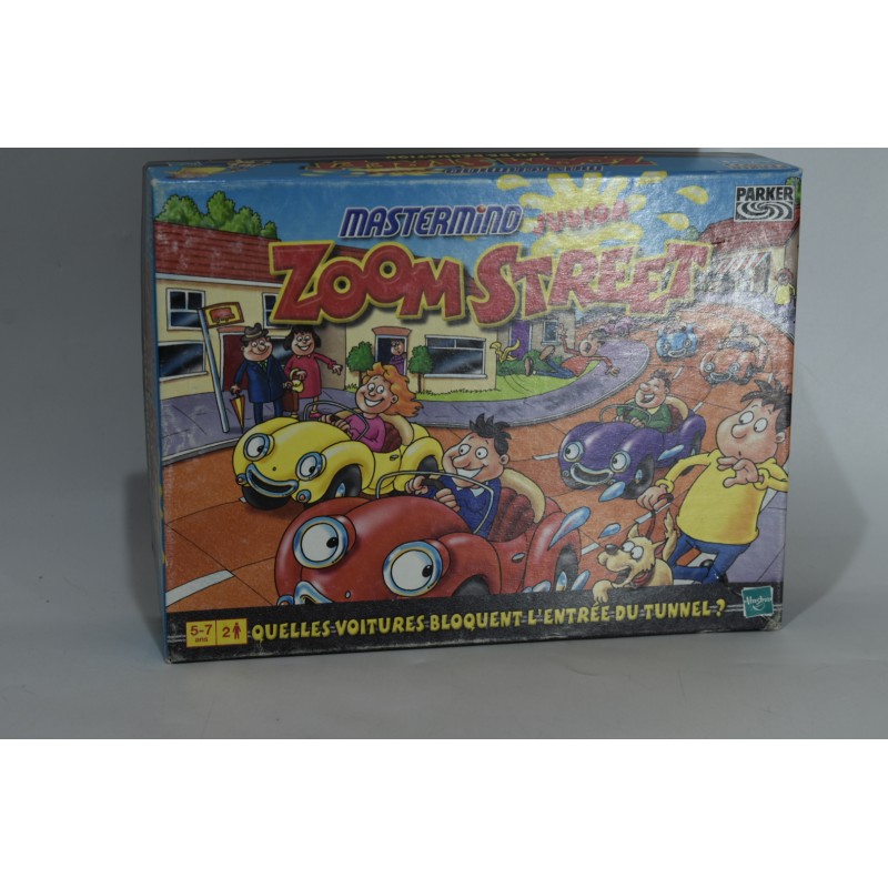 Mastermind Zoom Street Junior  Edition Parker Hasbro jeu de déduction voitures logique