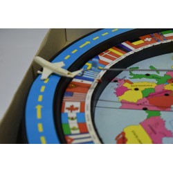Vol 747 1979 Scolarma  Jeu De Société Jouet Course Autour Du Monde Voyage