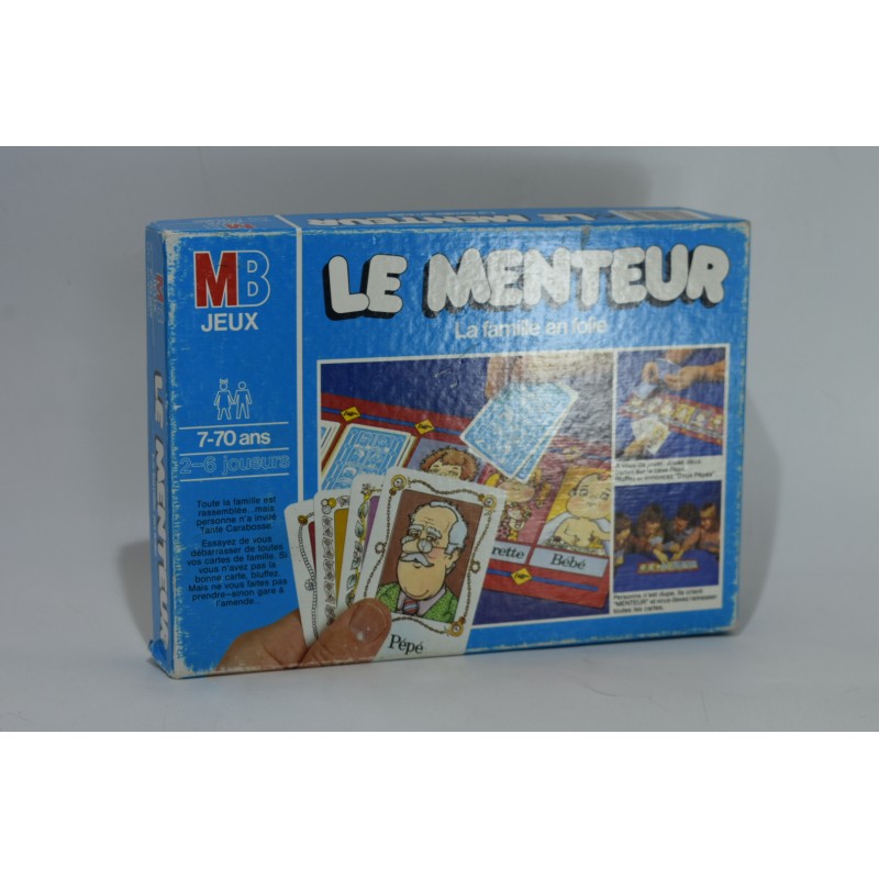 Le Menteur Mb jeux vintage jeu de société Hasbro la famille en folie