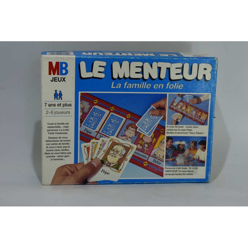 Le Menteur vintage Mb jeux jeu de société Hasbro la famille en folie