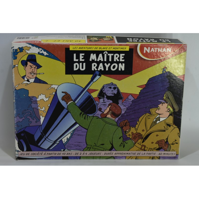 Le maitre du rayon Les Aventures De Blake et Mortimer Edition Nathan jeux de société jeu bd vintage
