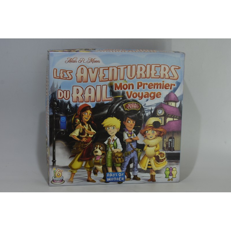 Les Aventuriers du Rail Mon Premier Voyage Edition Days Of Wonder jeu de société jeux trains rails routes monde