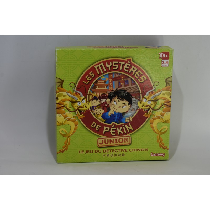 Les mysteres de Pékin Junior Edition Lansay jeu de société le jeu du détectives chinois enquête