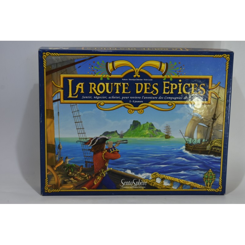 La route des épices Edition Sentosphere jeu de société jeux epices senteur parfum compagnie des indes