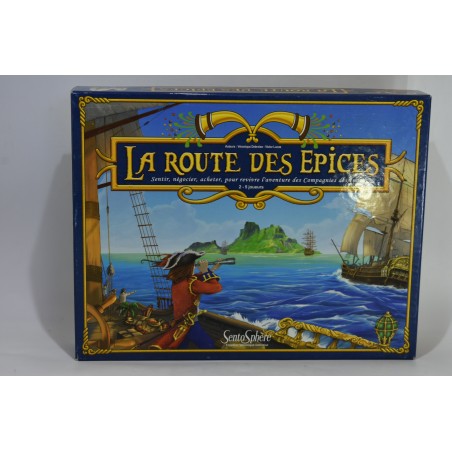 La route des épices Edition Sentosphere jeu de société jeux epices senteur parfum compagnie des indes