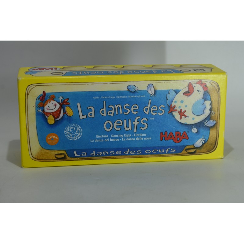 La danse des Oeufs Haba Edition jeux d'adresse jeu de société  poule oeuf sauteur