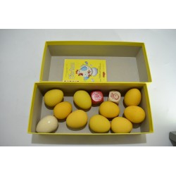 La danse des Oeufs Haba Edition jeux d'adresse jeu de société  poule oeuf sauteur