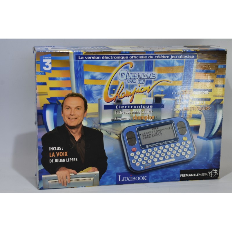 Questions pour un Champion Electronique jeu de société edition lexibook fremantle media jeux france 3 tv